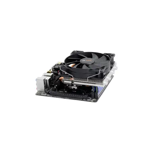 be quiet! Shadow Rock LP Procesador Enfriador 12 cm Negro, Cobre, Plata