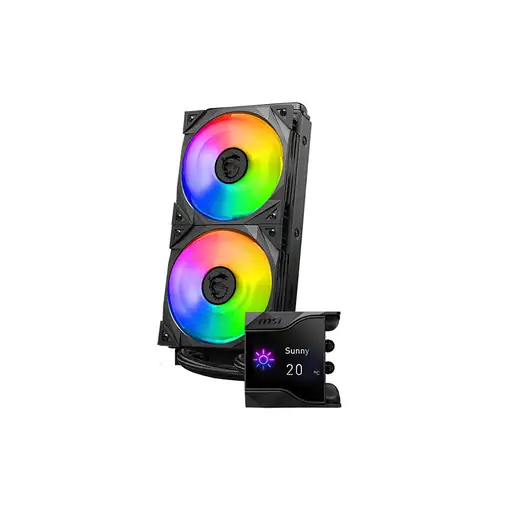 MSI MPG Coreliquid D240 Procesador Kit de refrigeración líquida 12 cm Negro 1 piez