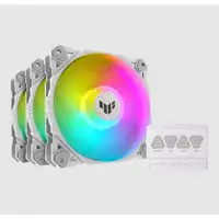 ASUS TUF GAMING TF120 ARGB WHITE EDITION 3IN1 Carcasa del ordenador Refrigerador d