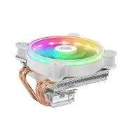 Mars Gaming MCPU220W, Disipador CPU Blanco, TDP 140W, Dual ARGB, Silencioso PWM