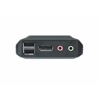 ATEN Switch KVM formato cable DisplayPort USB de 2 puertos selector remoto de puer