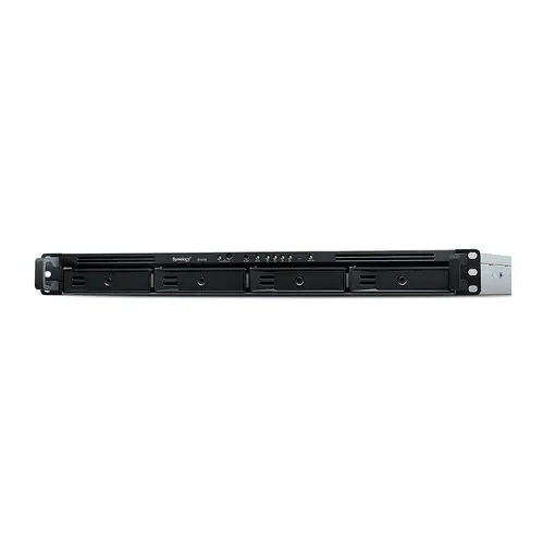 Synology RX418 unidad de disco multiple 0 TB Bastidor (1U) Negro, Gris