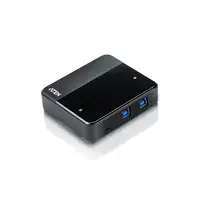 ATEN Switch de periféricos USB 3.2 Gen1 de 2 x 4 puertos