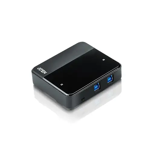 ATEN Switch de periféricos USB 3.2 Gen1 de 2 x 4 puertos