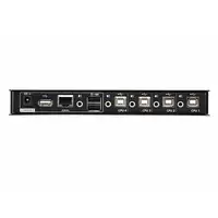 ATEN Switch KM USB de 4 puertos con Boundless Switching (cables incluidos)