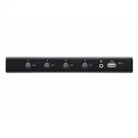 ATEN Switch KM USB de 4 puertos con Boundless Switching (cables incluidos)