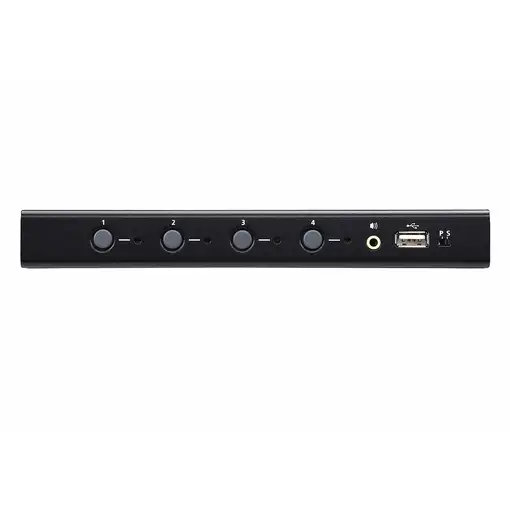 ATEN Switch KM USB de 4 puertos con Boundless Switching (cables incluidos)