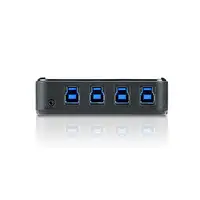 ATEN Switch de periféricos USB 3.2 Gen1 de 4 x 4 puertos