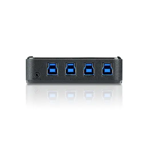 ATEN Switch de periféricos USB 3.2 Gen1 de 4 x 4 puertos