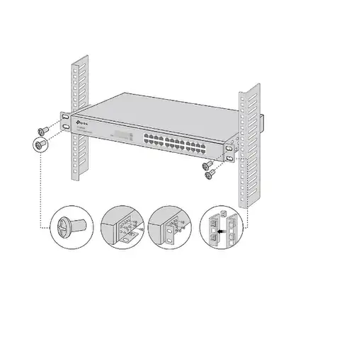 TP-Link Omada RackMount Kit-19 Kit de montaje
