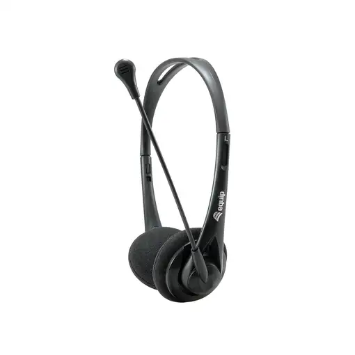 Equip Chat Headset Auriculares Alámbrico Diadema Llamadas/Música Negro