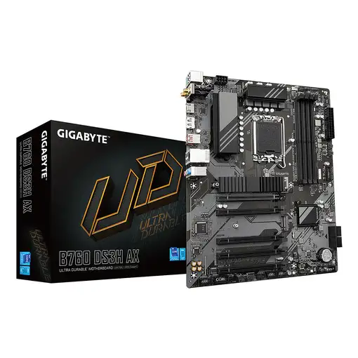 GIGABYTE B760 DS3H AX Placa Base - Compatible con procesadores Intel Core de 14ª g