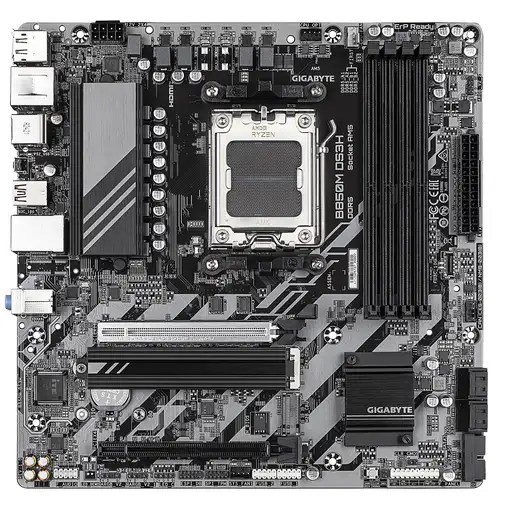 GIGABYTE B850M DS3H Placa Base - Procesadores AMD Ryzen Serie 9000, 16+2+2 fases V