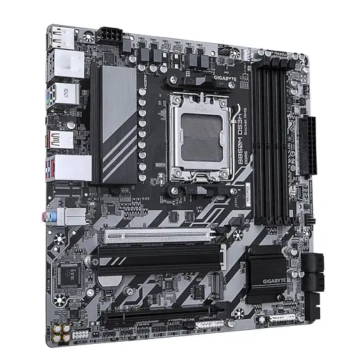 GIGABYTE B850M DS3H Placa Base - Procesadores AMD Ryzen Serie 9000, 16+2+2 fases V