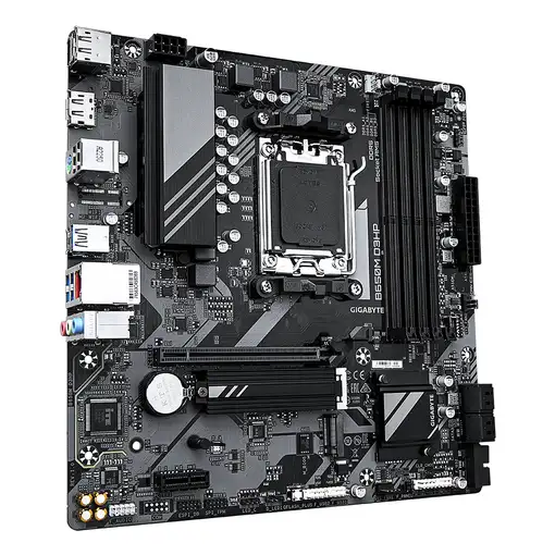 GIGABYTE B650M D3HP Placa base - AMD Ryzen serie 9000, VRM de 5+2+2 fases, hasta 7