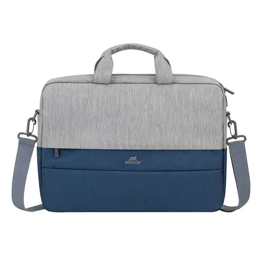 Rivacase 7532 39,6 cm (15.6") Maletín Azul, Gris