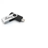 MediaRange MR1951 unidad flash USB 16 GB USB Tipo C 3.2 Gen 1 (3.1 Gen 1) Negro, P
