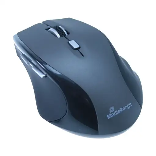 MediaRange MROS203 ratón Oficina mano derecha RF inalámbrico Óptico 1600 DPI