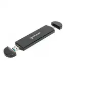 Manhattan Gabinete USB a SDD M.2 NVMe y SATA