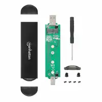 Manhattan Gabinete USB a SDD M.2 NVMe y SATA