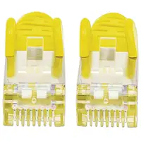 Intellinet 350488 cable de red Amarillo 1,5 m Cat6a S/FTP (S-STP)