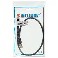 Intellinet 735209 cable de red Negro 0,5 m Cat6 S/FTP (S-STP)