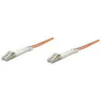 Intellinet 2.0m LC M/M Cable de fibra óptica e InfiniBand 2 m Naranja