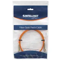 Intellinet 2.0m LC M/M Cable de fibra óptica e InfiniBand 2 m Naranja
