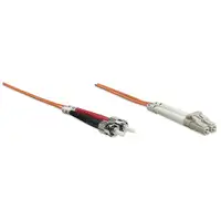 Intellinet 2m LC/ST, 50/125um Cable de fibra óptica e InfiniBand Naranja
