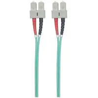 Intellinet 751025 Cable de fibra óptica e InfiniBand 1 m SC Color aguamarina