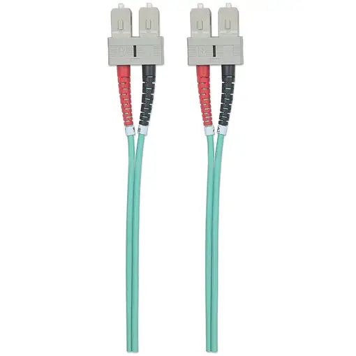 Intellinet 751025 Cable de fibra óptica e InfiniBand 1 m SC Color aguamarina