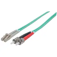 Intellinet 751124 Cable de fibra óptica e InfiniBand 3 m ST LC Color aguamarina