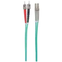 Intellinet 751124 Cable de fibra óptica e InfiniBand 3 m ST LC Color aguamarina