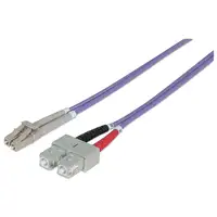Intellinet 750929 Cable de fibra óptica e InfiniBand 2 m LC SC Violeta