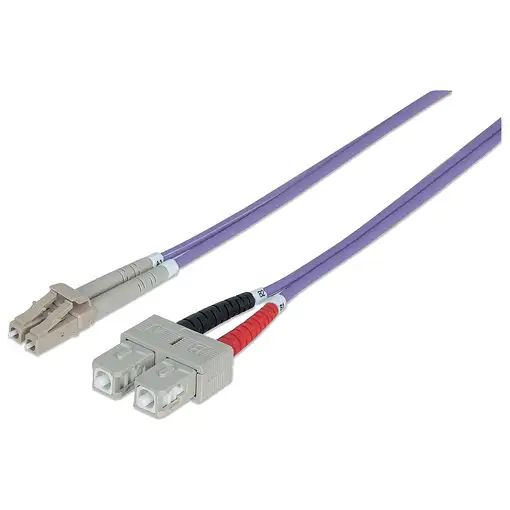 Intellinet 750929 Cable de fibra óptica e InfiniBand 2 m LC SC Violeta