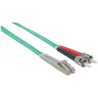 Intellinet 751117 Cable de fibra óptica e InfiniBand 1 m ST LC Color aguamarina