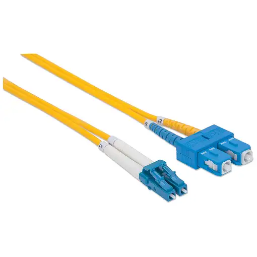 Intellinet 473972 Cable de fibra óptica e InfiniBand 2 m LC SC Amarillo