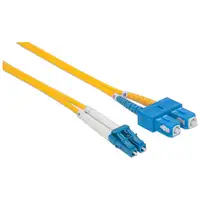 Intellinet 473965 Cable de fibra óptica e InfiniBand 1 m LC SC Amarillo
