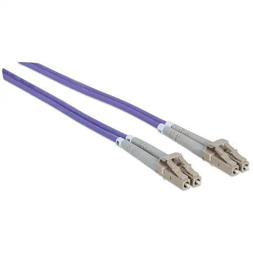 Intellinet 750875 Cable de fibra óptica e InfiniBand 1 m LC Violeta
