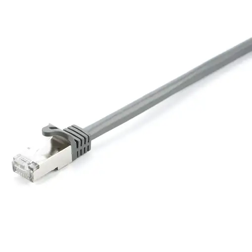 V7 Cable gris Cat6 blindado (STP) con conector RJ45 macho a RJ45 macho 5m 16.4ft