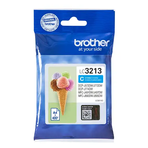Brother LC3213C cartucho de tinta 1 pieza(s) Original Cian