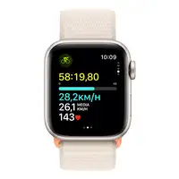 Apple Watch SE OLED 40 mm Digital 324 x 394 Pixeles Pantalla táctil Beige Wifi GPS