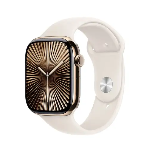 Apple Watch Series 10 OLED 46 mm Digital 416 x 496 Pixeles Pantalla táctil 4G Oro