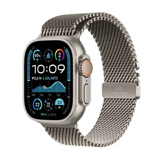 Apple Watch Ultra 2 OLED 49 mm Digital 410 x 502 Pixeles Pantalla táctil 4G Titani