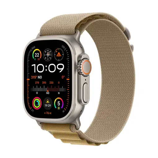 Apple Watch Ultra 2 OLED 49 mm Digital 410 x 502 Pixeles Pantalla táctil 4G Titani