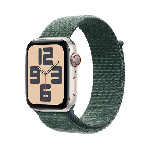 Apple Watch SE OLED 44 mm Digital 368 x 448 Pixeles Pantalla táctil 4G Beige Wifi