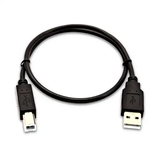 V7 USB-A (macho) a USB-B (macho) de 0,5 m - Color negro