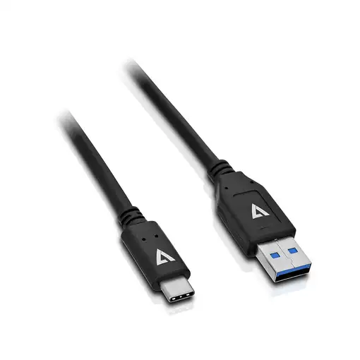 V7 1M USB 2.0 (m) a USB-C (m) Cable - Negro
