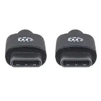 Manhattan 354875 cable USB USB 2.0 2 m USB C Negro