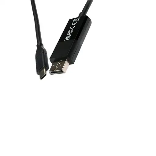 V7 V7UCDP-2M cambiador de género para cable USB Type-C 3.2 Gen 1 DisplayPort Negro